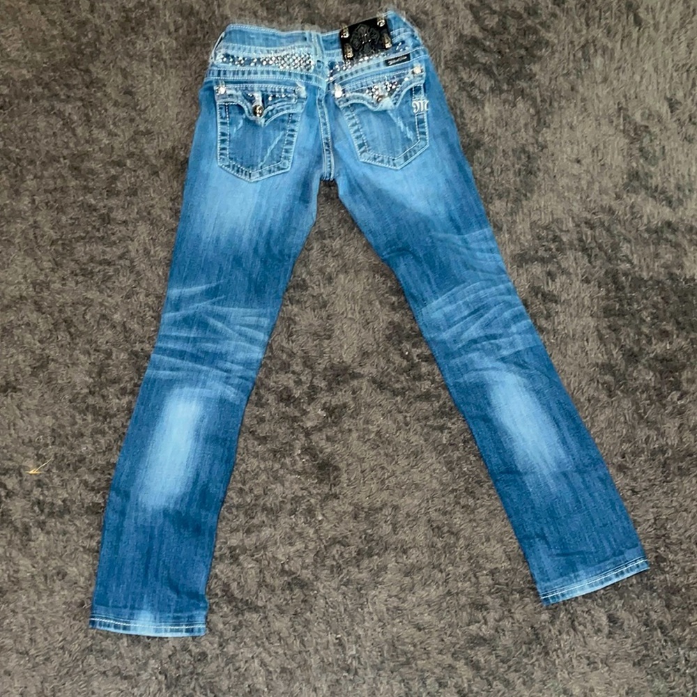 Miss me size 26 straight leg jeans inseam 33 used from pet and smoke free home